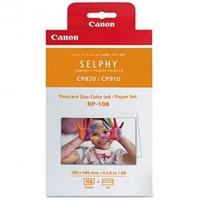 canon rp 108in inkpaper for selphy cp1000 printer 4 x 6 postcard size  ...