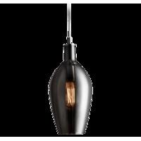 Carmilla Bottle Pendant Light - Smoked Glass