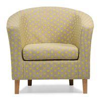 cape spot tub chair lemon