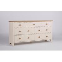 camden painted pine ash 3 over 4 chest of drawers