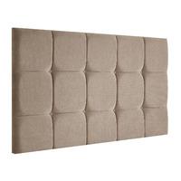 Cambrian Kimiyo Linen Headboard Brown Double