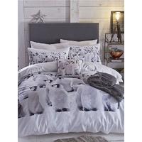 Catherine Lansfield Penguin Colony King Duvet and Pillowcase Set