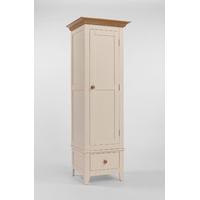 Camden Painted Pine & Ash Single Wardrobe