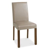 casa walnut upholstered dining chair pair casa walnut upholstered dini ...