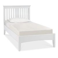 Carrington Single Bed Frame, White