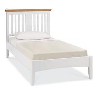 Carrington Single Bedframe, Ivory and Oak