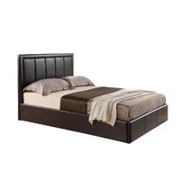 Cadbury Leather Ottoman Bed Frame King Brown