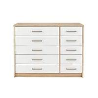 Canyon Gloss 5 plus 5 Drawer Chest