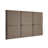 Calder Malham Weave Headboard Mink Single