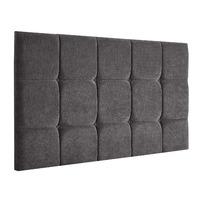 Cambrian Kimiyo Linen Headboard Pewter Small Double