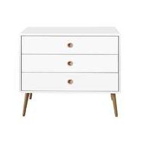 calico three drawer wide chest