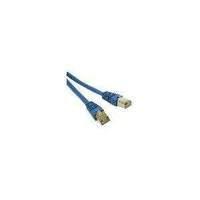 CablesToGo 20m Shielded Cat5e Moulded Patch Cable - Blue