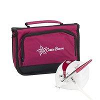 Cake Craft Airbrush And Compressor With Carry Storage Bag, White/pink