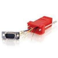Cables To Go Rj45/db9m Modular Adaptor (red)