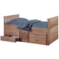 Captains Storage Bed in Pine