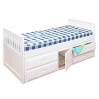 Captains Storage Bed in White