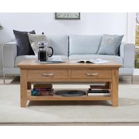 Camberley Oak Two Drawer Coffee Table
