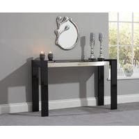 Canberra Black High Gloss Console Table