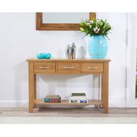 Camberley 120cm Oak Console Table