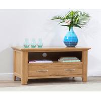 camberley 90cm oak tv unit