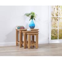 Camberley Oak Nest of Tables