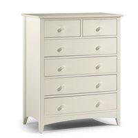 CAMEO 4+2 CHEST OF DRAWERS in White