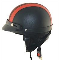 Carking XT02 Motorcycle PU Leather Helmet (M)