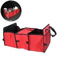 Car Trunk Storage Bag Oxford Cloth Folding Storage Box Tidy Bag Organizer Storage Box with Cooler Bag Interior Accessories