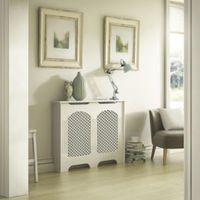 Cambridge Small White Painted Radiator Cover