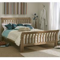 Carlton Keswick 4FT 6 Double Wooden Bed High Footend