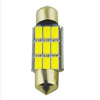 Carking Festoon 36mm-5630-9SMD Car LED Rome Lamp White Light (12V/2PCS)