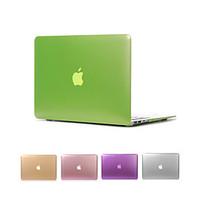 Case for Macbook Air 11.6\" MacBook Pro 13.3\"/15.4\" Solid Color ABS Material Matte Metal Color Full Body Case Cover