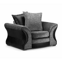 cali armchair rhino black elite grey