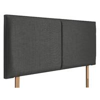 Cairo Upholstered Headboard Granite Small Double