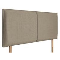 Cairo Upholstered Headboard Fudge Small Double