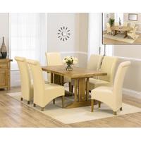 Cavendish 165cm Oak All Sides Extending Table with Kentucky Chairs