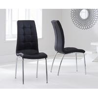 calgary black chairs pair