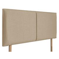 Cairo Upholstered Headboard Beige Small Double