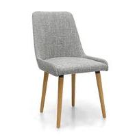 Campania Grey Weave Fabric Dining Chairs