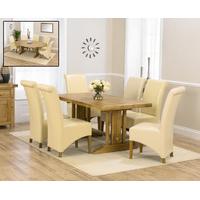 Cavendish 165cm Oak All Sides Extending Table with Kentucky Chairs