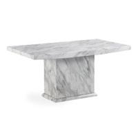 calacatta 180cm marble dining table