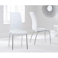 Calgary Ivory White Chairs (Pair)