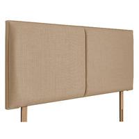 Cairo Upholstered Headboard Oatmeal Small Double