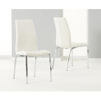 Cavello Ivory White Chairs (Pair)