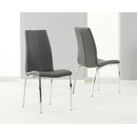 Cavello Charcoal Grey Chairs (Pair)