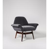 carnaby armchair in dark grey