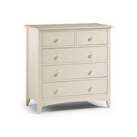 CAMEO 3+2 CHEST OF DRAWERS in White