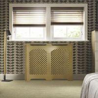 cambridge small oak veneer radiator cover