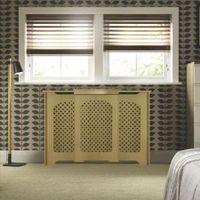 cambridge adjustable small medium oak veneer radiator cover