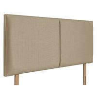 Cairo Upholstered Headboard Sand Small Double